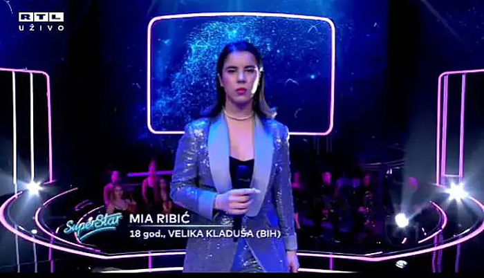 Mia Ribić iz Velike Kladuše večeras se bori za polufinale u emsiji ...